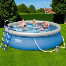 Надувной бассейн Bestway 57277, 366 х 91 см., с фильтр-насосом